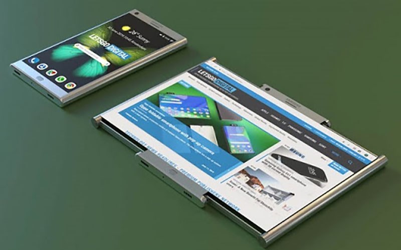 سامسونگ اولین گوشی رول‌شدنی خود را سال ۲۰۲۱ عرضه می‌کند 